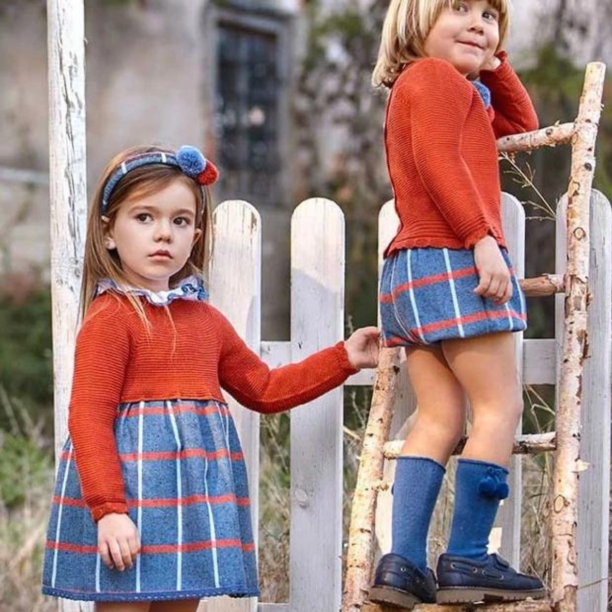 Juliana Baby Clothes Knitted Red Baby Dress Chocoloons ChocoLoons