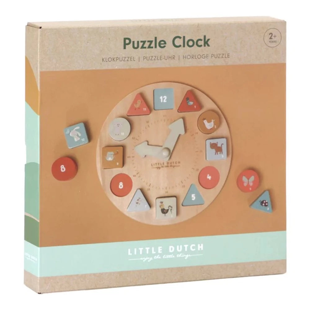 Little Dutch | Puzzle Clock | Boxed View | ChocoLoons