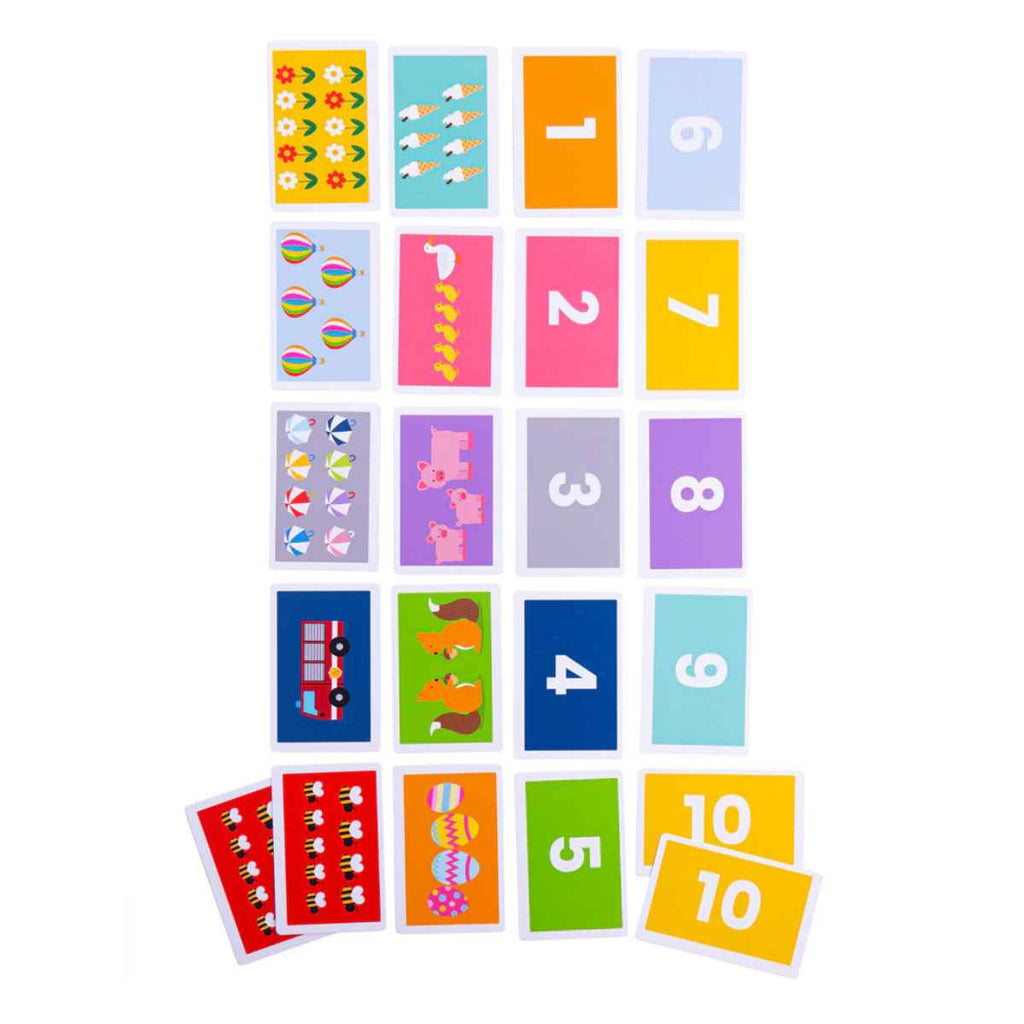 Bigjigs | 1-10 Snap Card Game | ChocoLoons