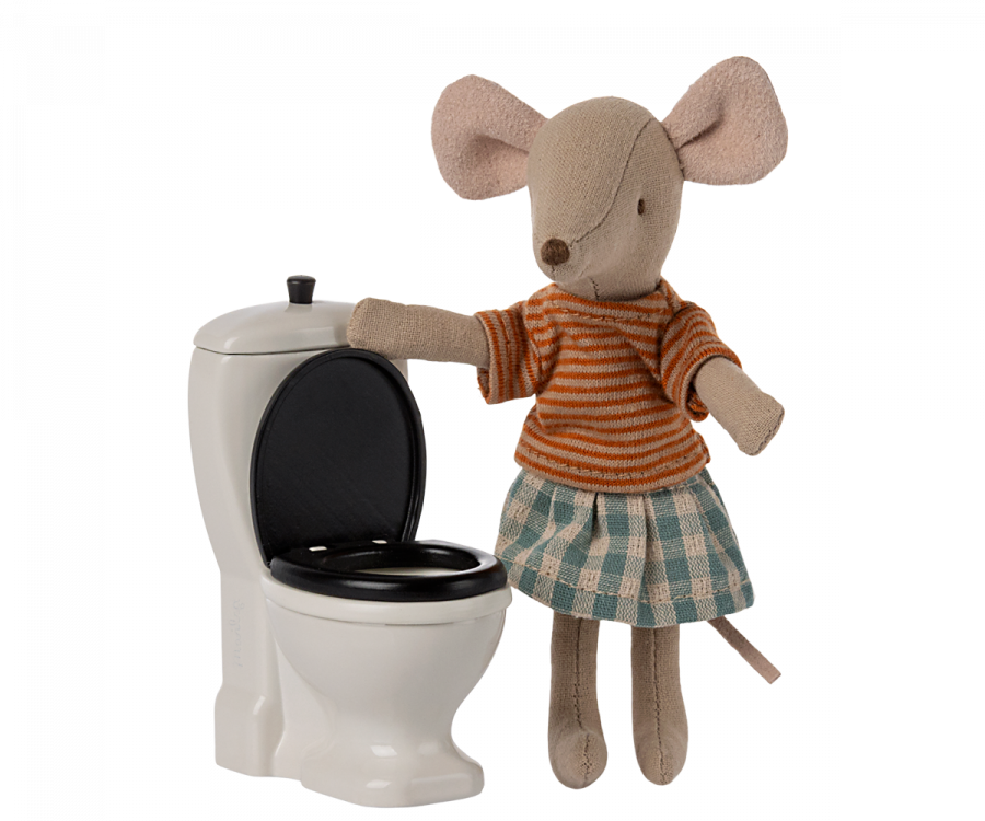 Maileg | Toilet Mouse | Miniature Furiniture | Lifestyle Image| ChocoLoons