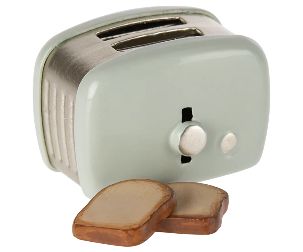 Maileg | Toaster Mouse | Toaster | Mint | Toaster With Bread | ChocoLoons