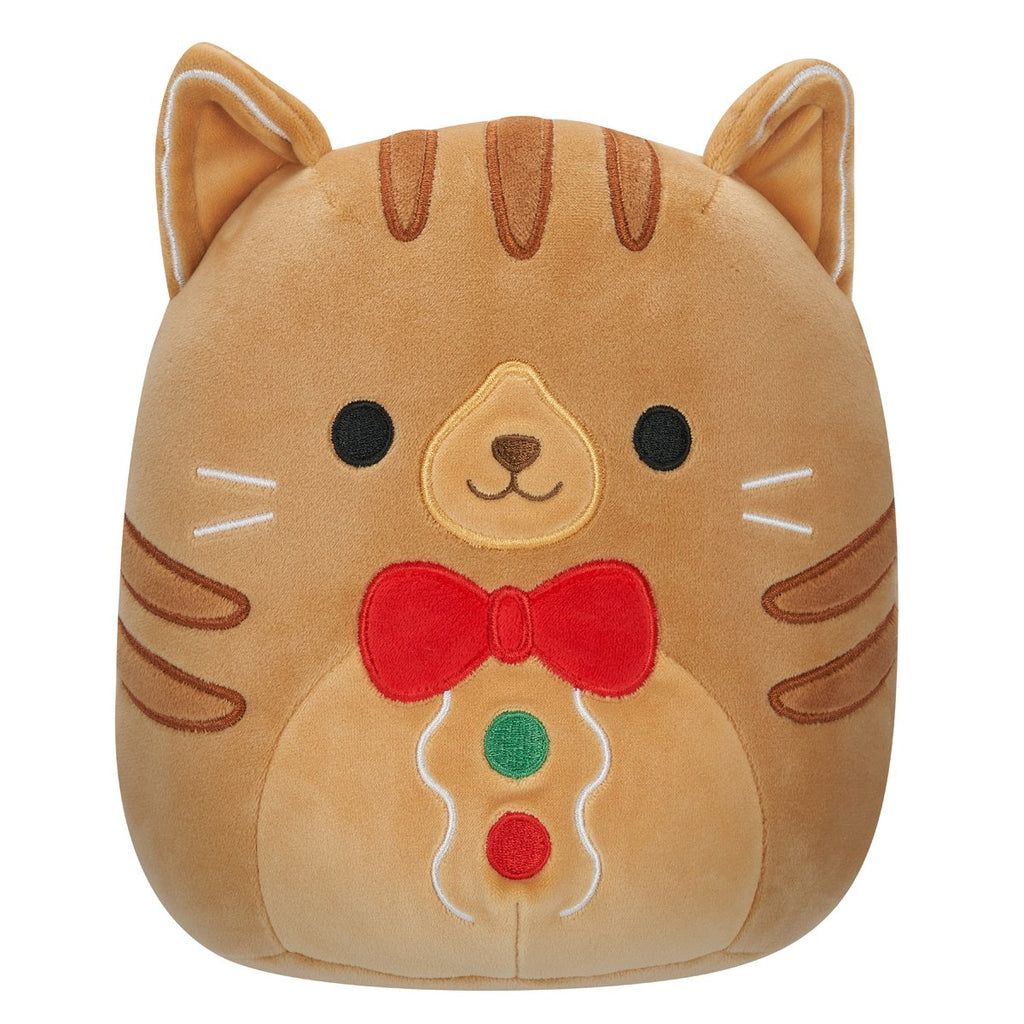 Squishmallows | Christmas Cat | Gingerbread Cat | 7.5 Inches | Christmas Squishmallow | ChocoLoons