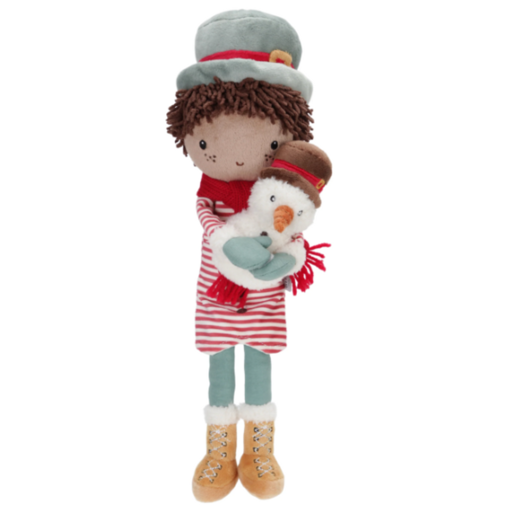 Little Dutch | Christmas Snowman Cuddle Doll Jake | ChocoLoons