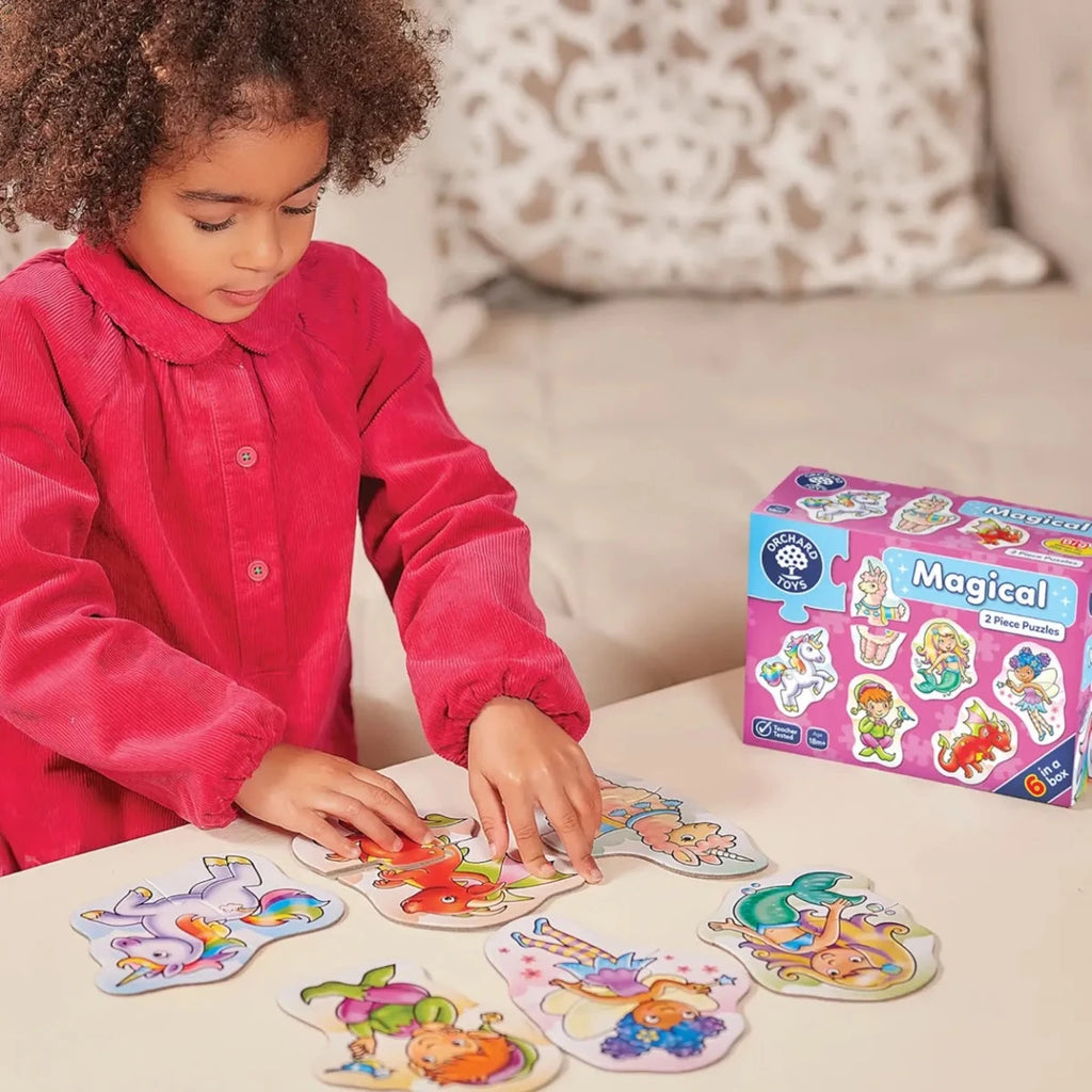 Orchard Toys | Girl Playing With Magical Jigsaw Puzzles | ChocoLoons