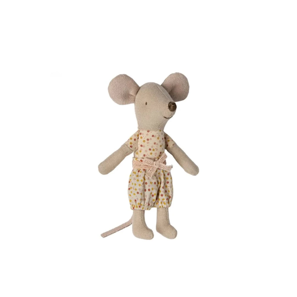 Maileg | Little Sister Mouse In Matchbox | White Background | ChocoLoons