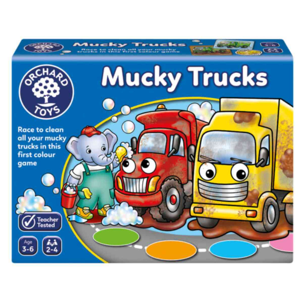 Orchard Toys | Mucky Trucks | Box View | ChocoLoons