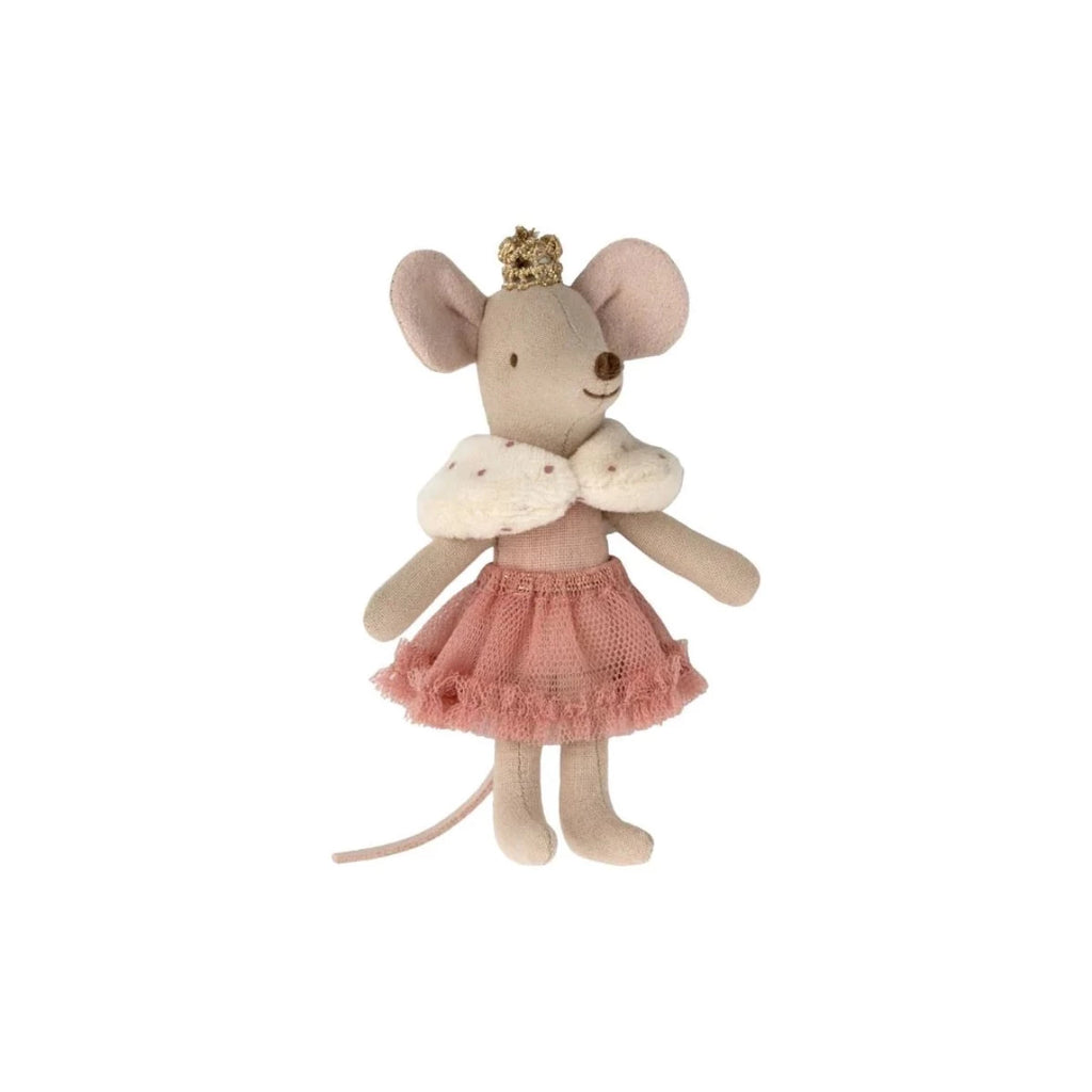 Maileg | Little Sister In Matchbox | Princess Mouse | Mouse With White Background | ChocoLoons