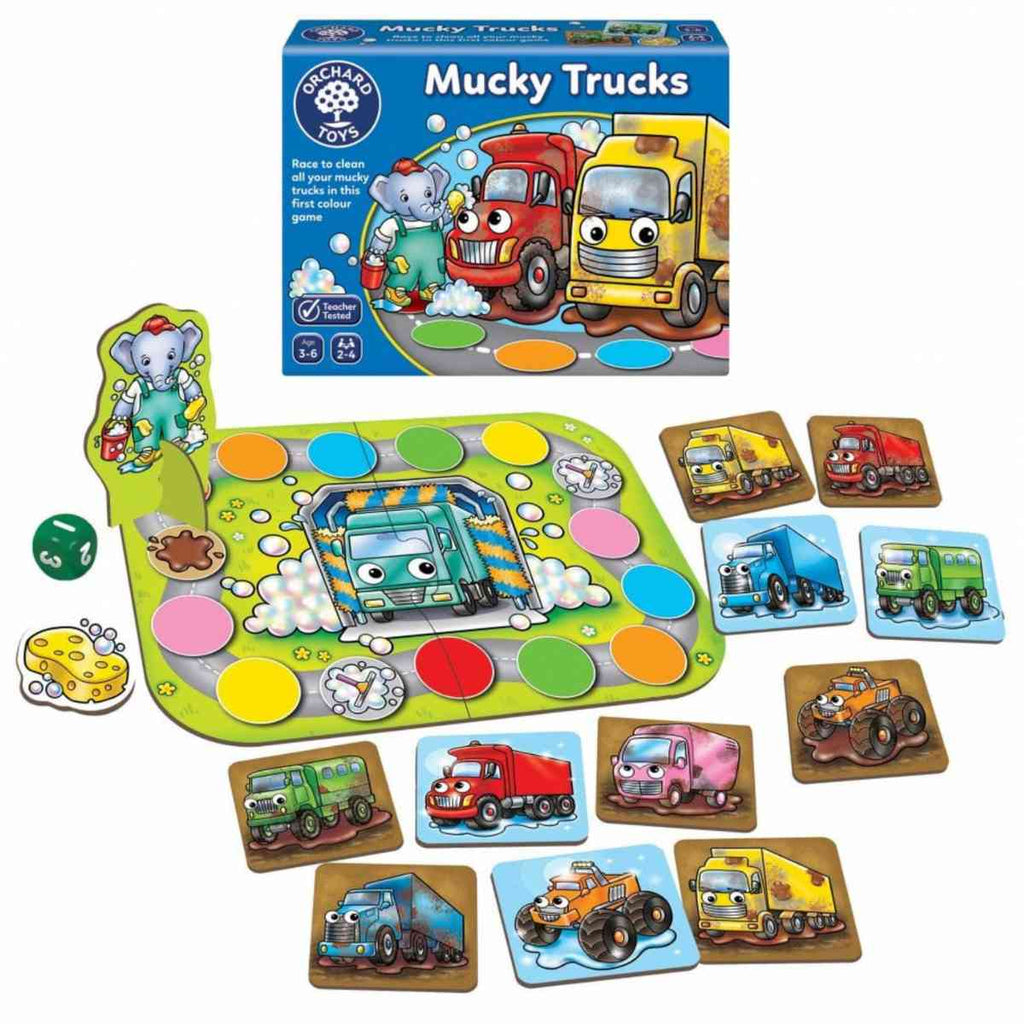 Orchard Toys | Mucky Trucks | Inside View | ChocoLoons 