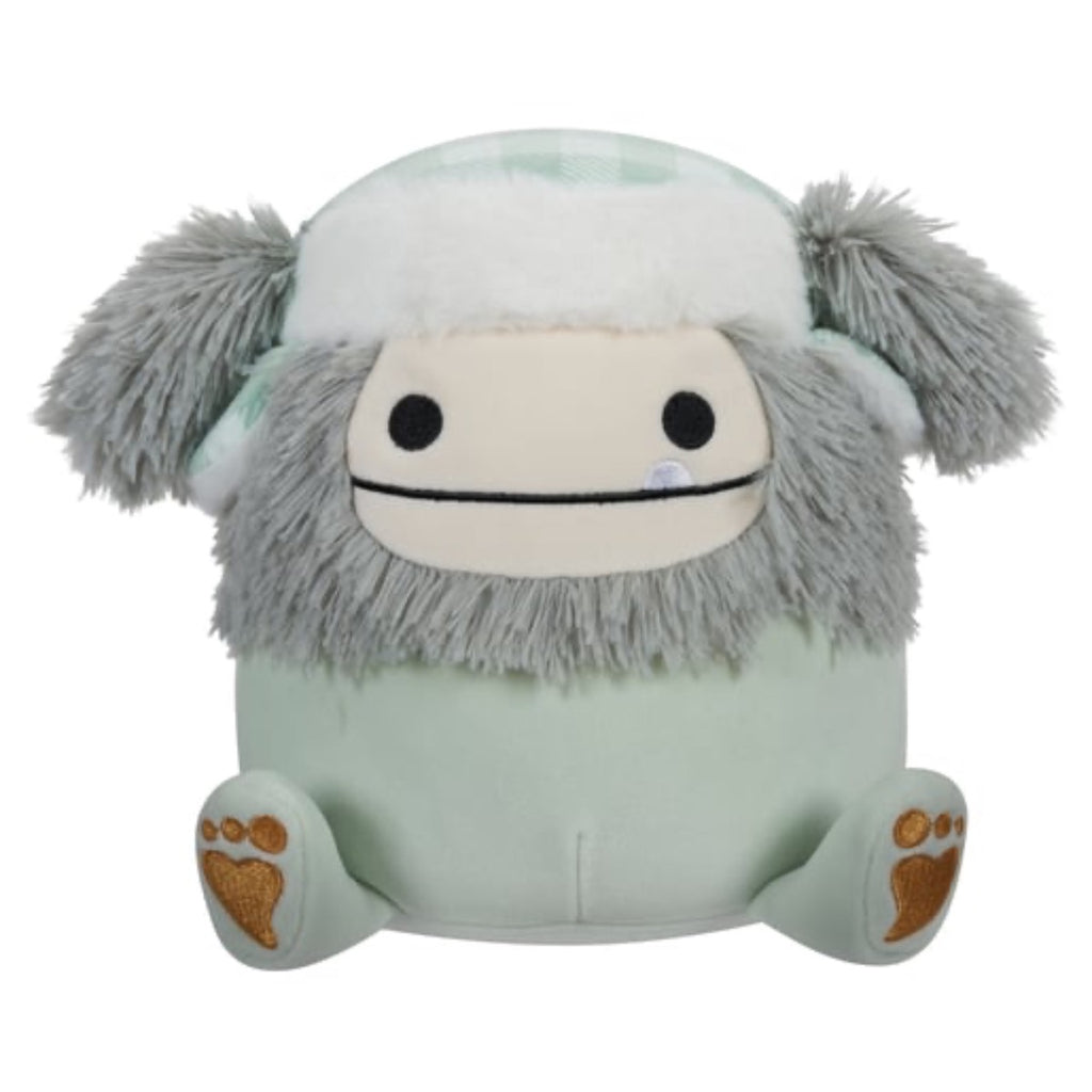 Squishmallow | Evita The Grey Bigfoot | Winter Hat | Christmas Plush | Soft Toy | ChocoLoons