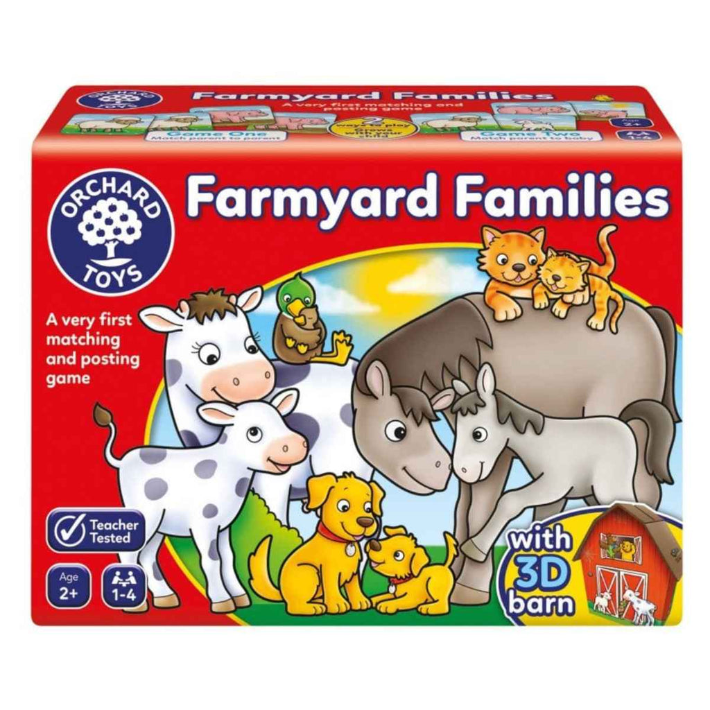 Orchard Toys | Farmyard Families | Matching & Posting Game | Box View | ChocoLoons