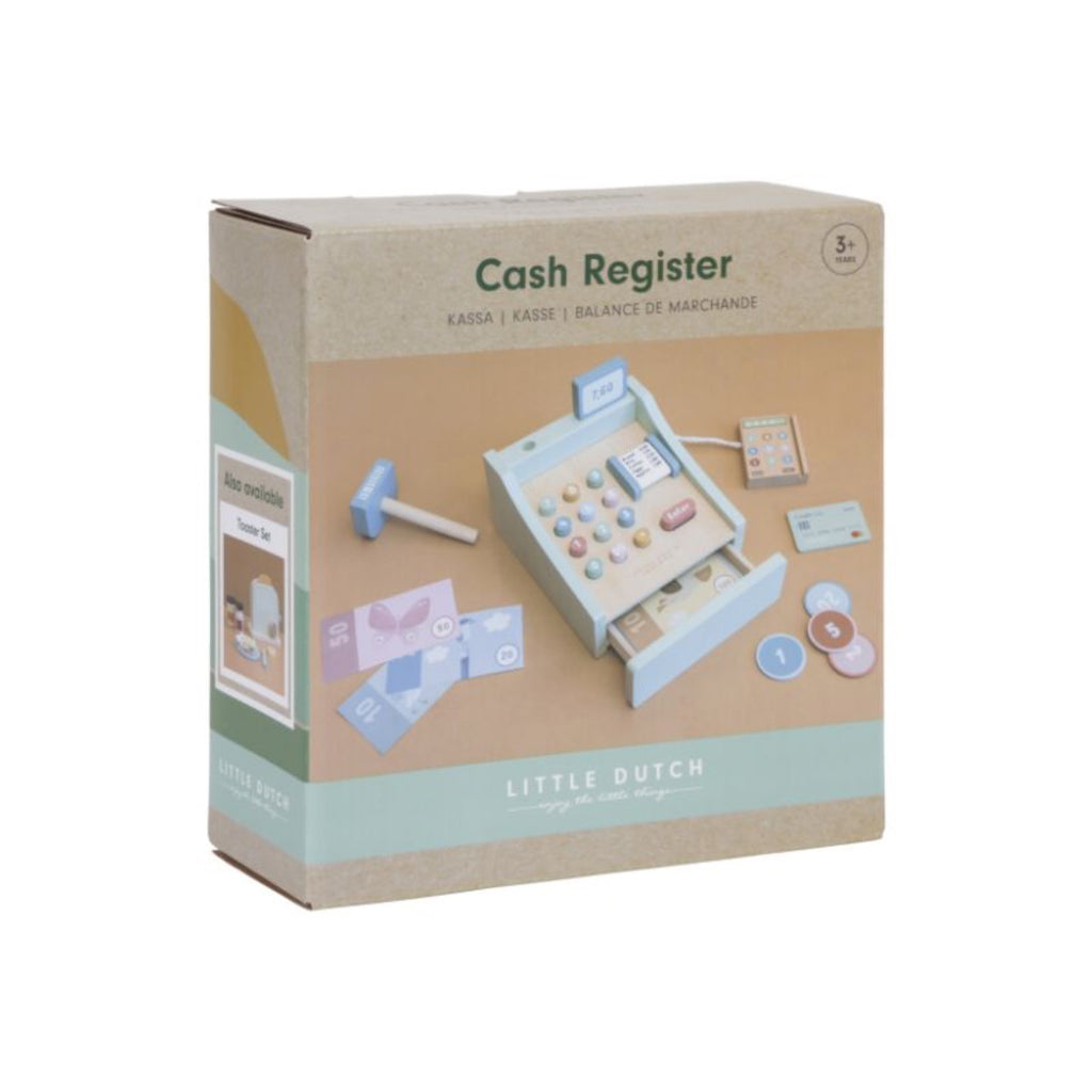 Little Dutch | Wooden Toy Cash Register | Boxed | ChocoLoons
