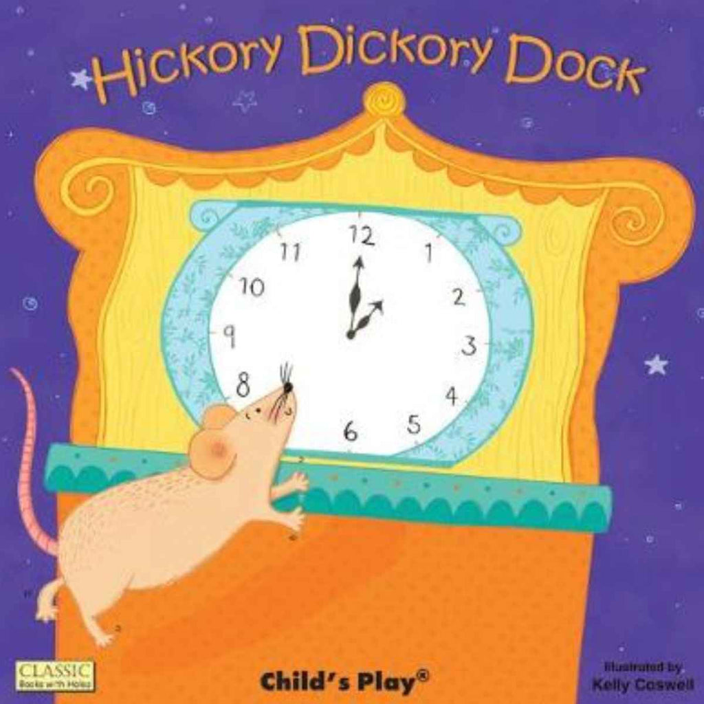 Child's Play International | Hickory Dickory Dock | Board Book | Front View | ChocoLoons