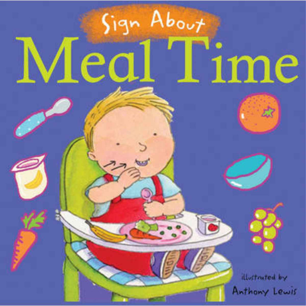 Child's Play International | Meal Time | Sign About | Board Book | Front View | ChocoLoons