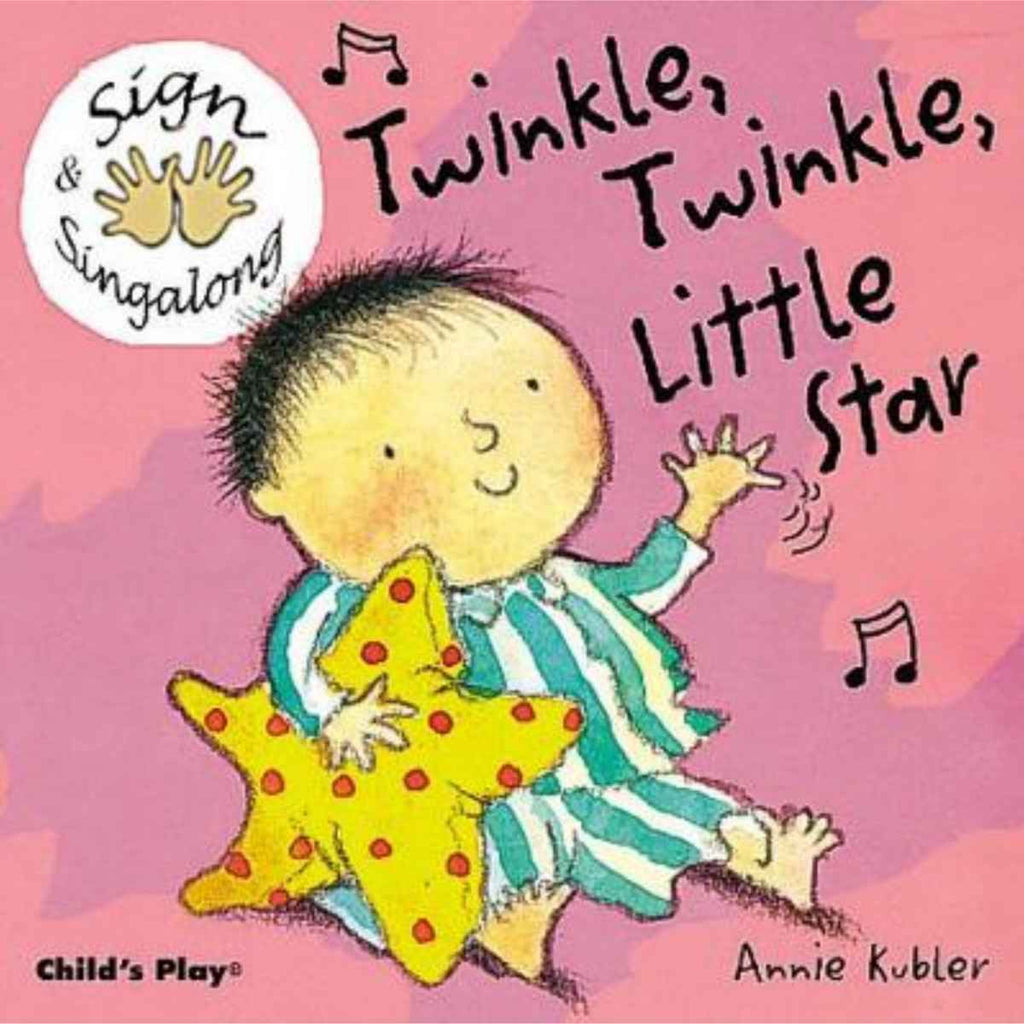 Child's Play International | Twinkle Twinkle Little Star | Sign & Singalong | Board Book | Front View | ChocoLoons