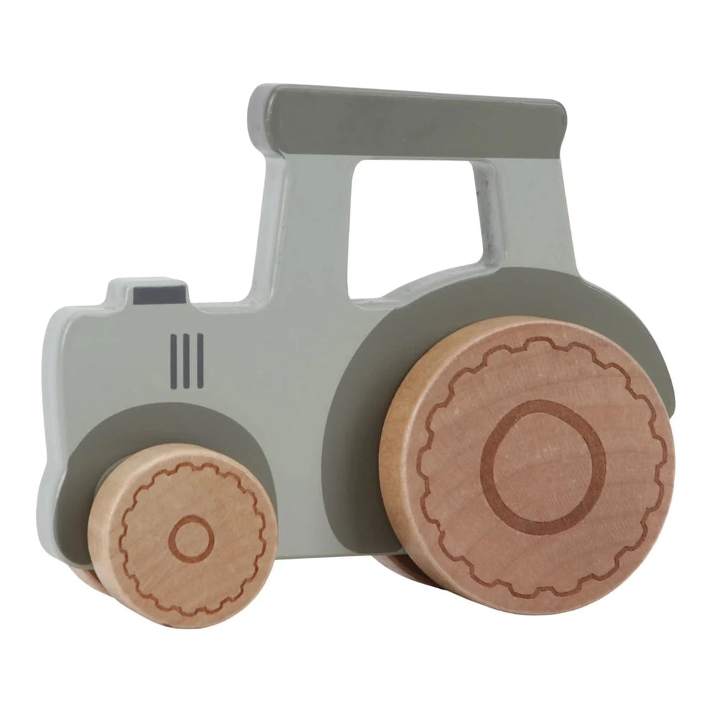 Little Dutch | Wooden Tractor | Little Farm | Tractor Toy | ChocoLoons 