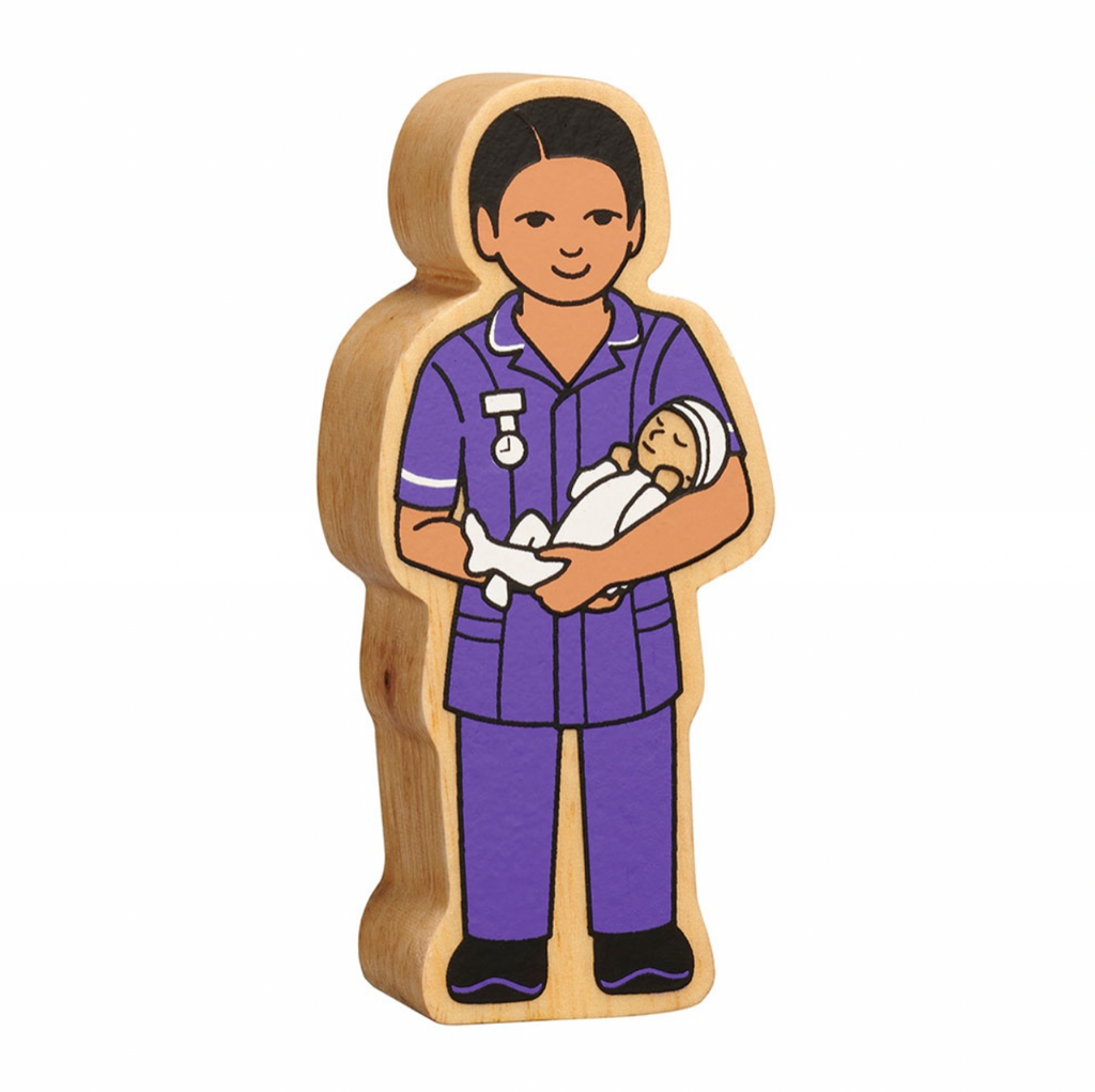 Lanka Kade | Wooden Midwife | Purple | Wooden Characters | ChocoLoons