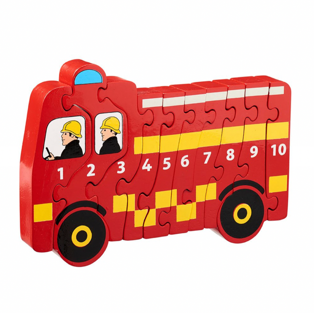 Lanka Kade | Wooden Jigsaw | Fire Engine | 10 Pieces | ChocoLoons