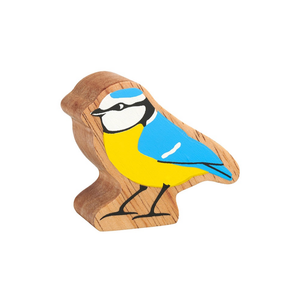 Lanka Kade | Wooden Bird | Blue and Yellow Tit | Wooden Figures | ChocoLoons