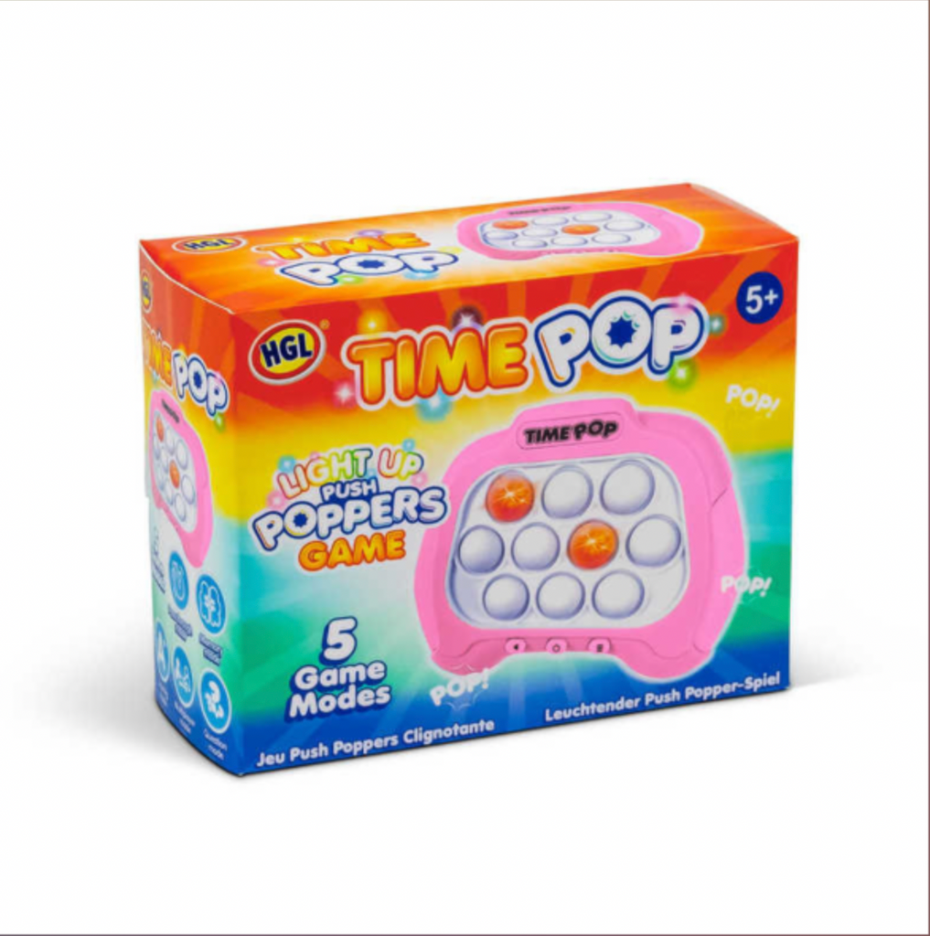 Time Pop Game | Pink | Boxed View | ChocoLoons
