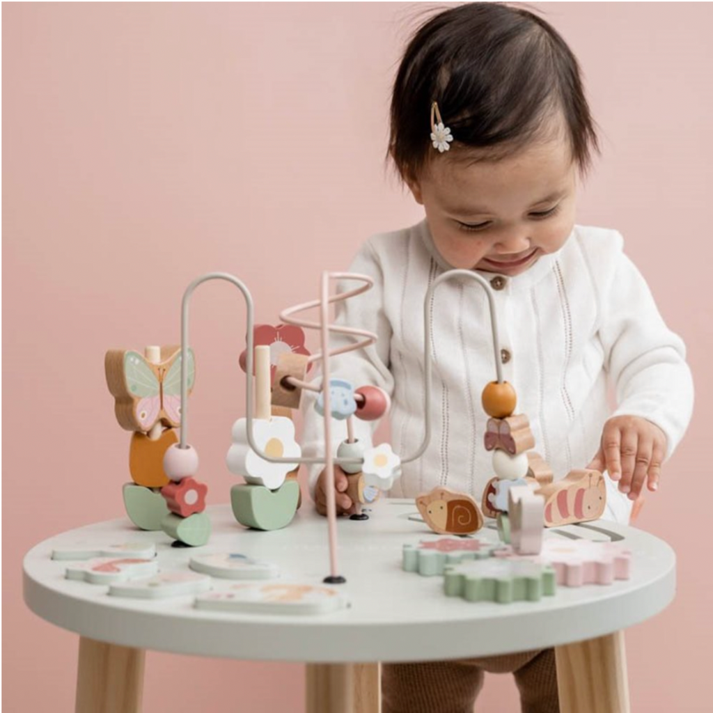 Little Dutch | Activity Table | Kid Playing On Table | Flowers & Butterflies | ChocoLoons