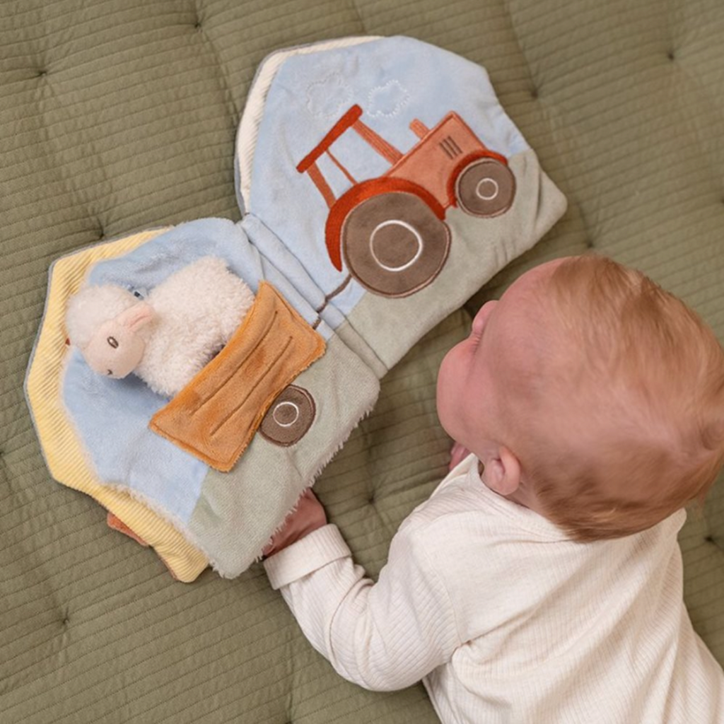 Little Dutch | Baby Playing With Book | Soft Activity Book | Little Farm | Sheep | ChocoLoons