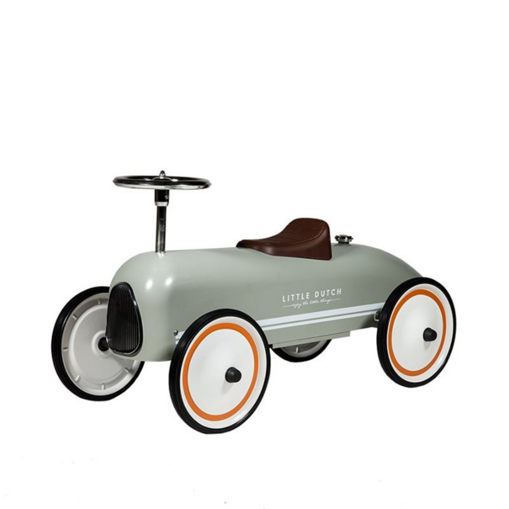 Little Dutch | Retro | Ride On | Vehicle | Olive Green | ChocoLoons