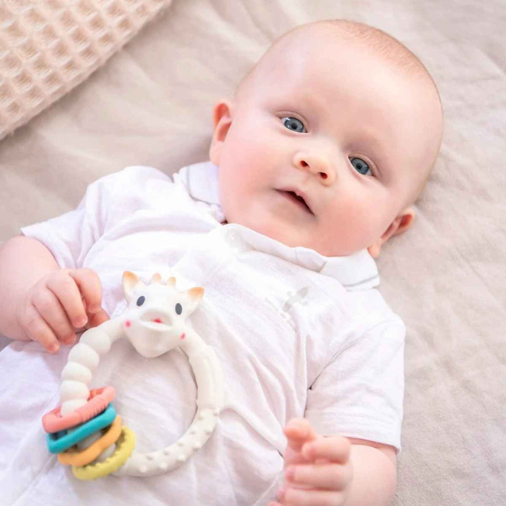 Sophie la girafe® | Baby With Multi-textured Teether | ChocoLoons