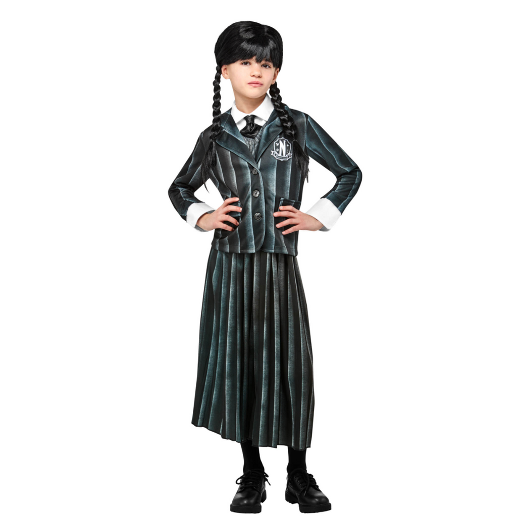 Rubies | Wenesday Addams | Girls School Uniform Costume | ChocoLoons