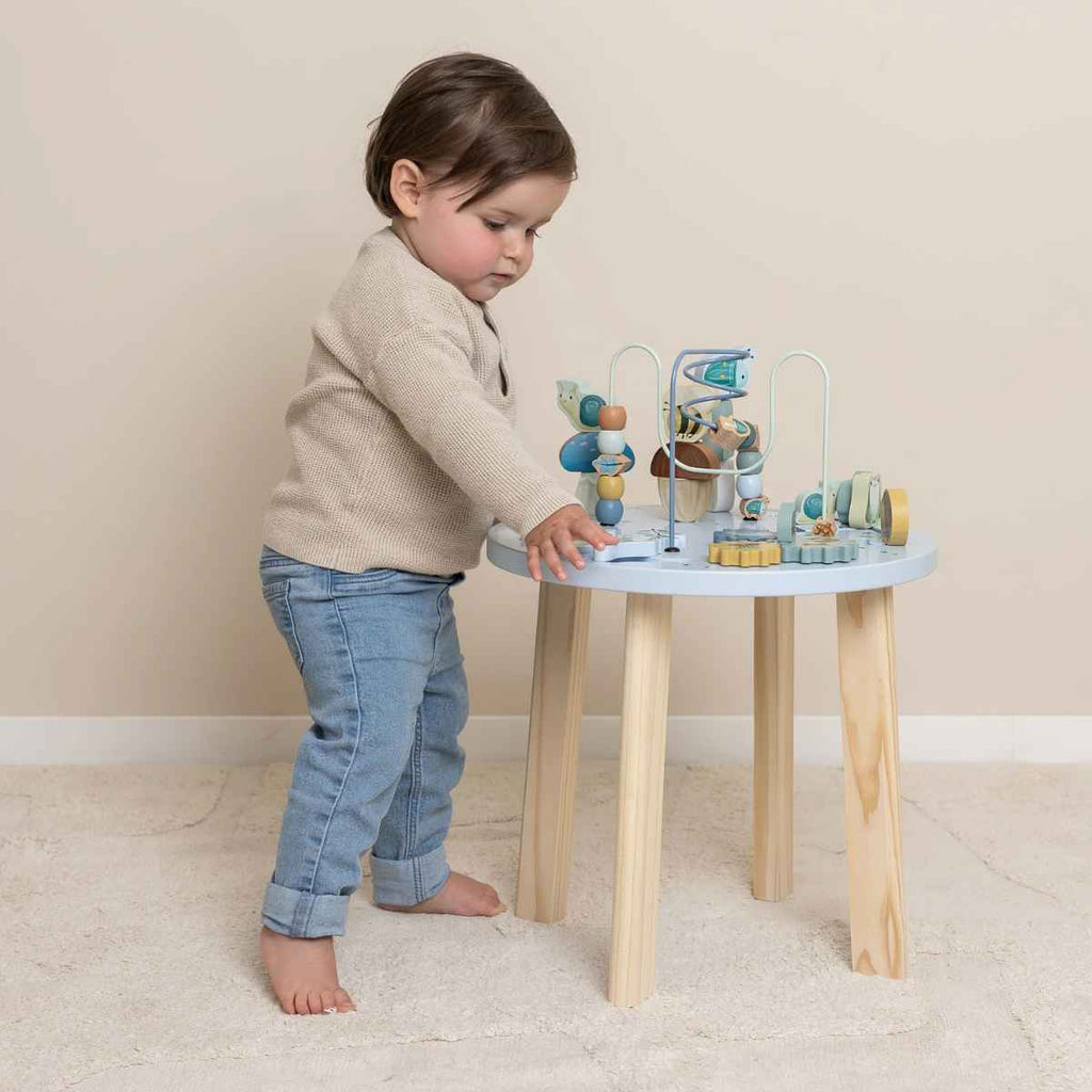 Little Dutch | Toddler Playing With Activity Table | ChocoLoons