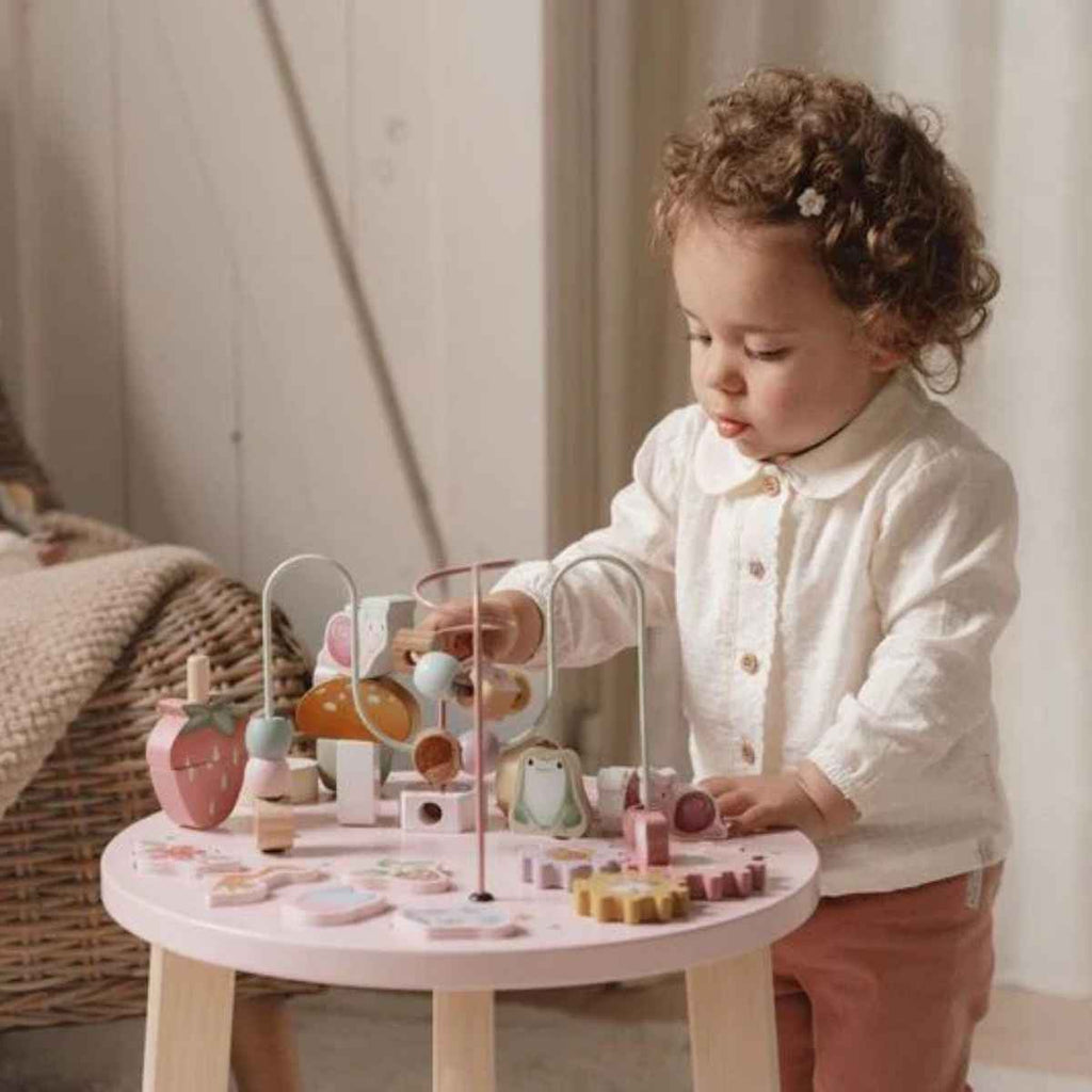 Little Dutch | Girl Playing With Activity Table | Fairy Garden | ChocoLoons