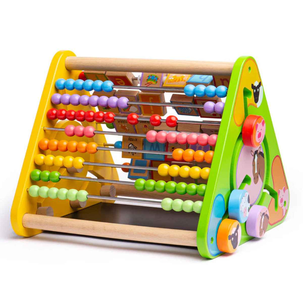 Bigjigs | Triangle Activity Centre | Abacus | ChocoLoons