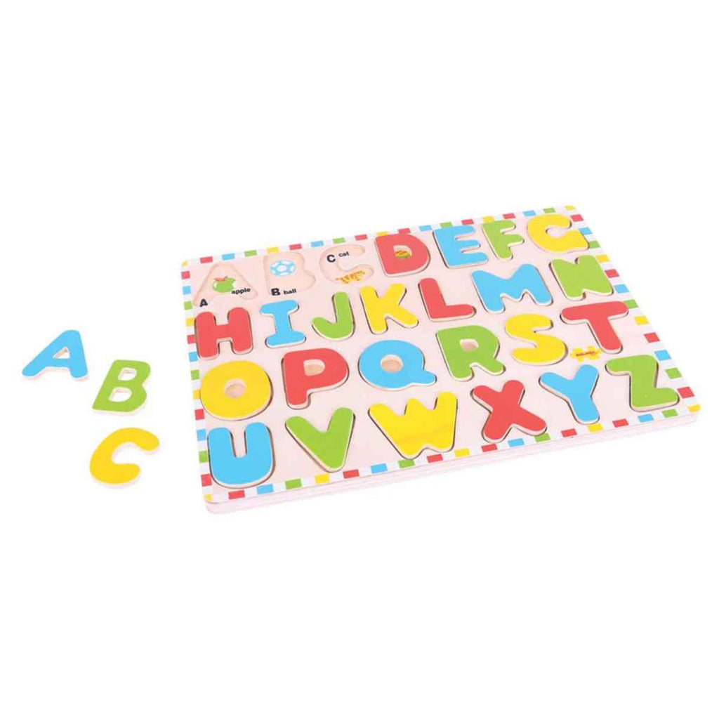 Bigjigs | Inset Puzzle Uppercase Alphabet | ChocoLoons