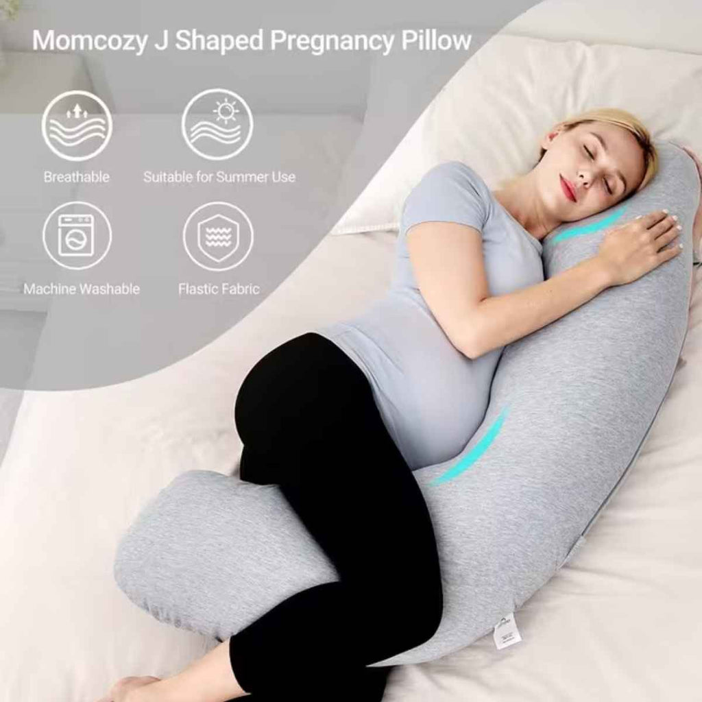Momcozy | J-Shaped Maternity Body Pillow | Features | ChocoLoons
