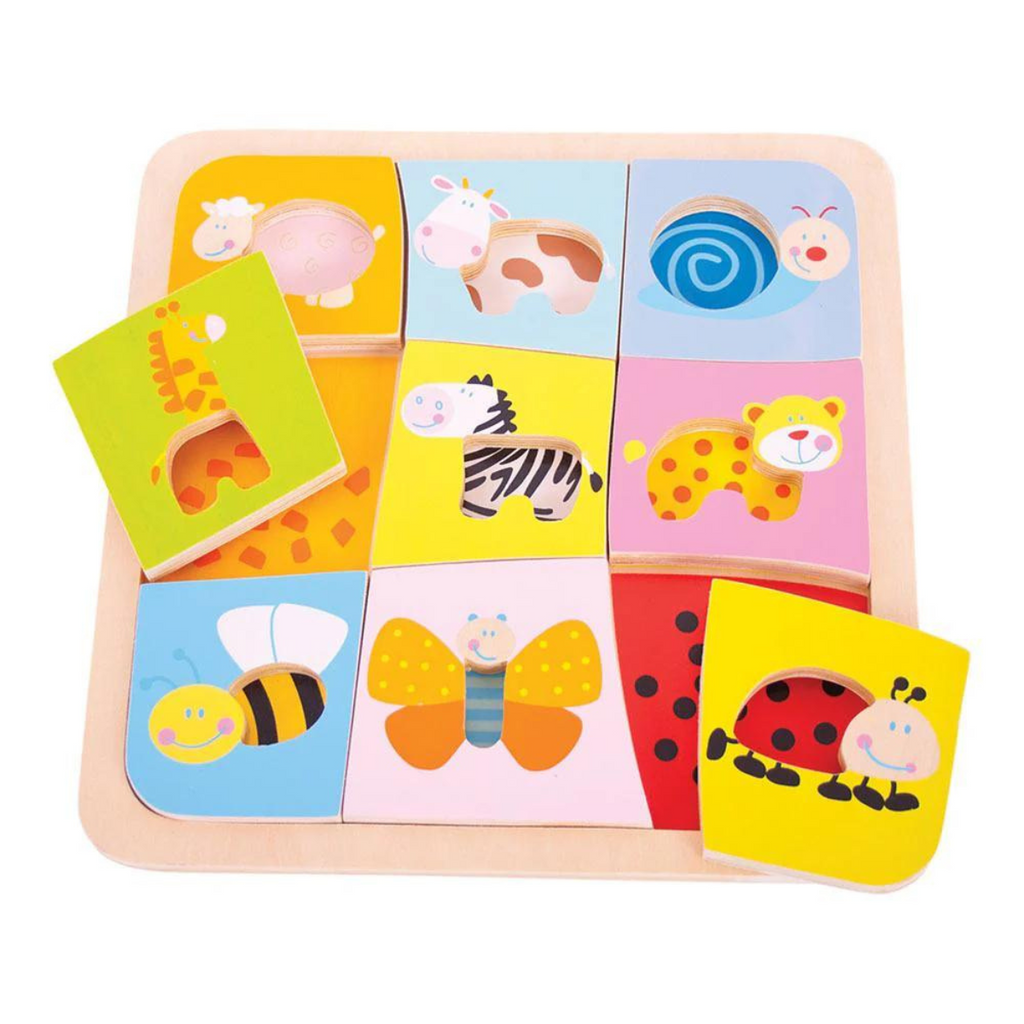 Bigjigs Toys | Animal Patterns Puzzle | ChocoLoons