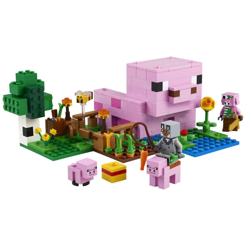 LEGO | Minecraft | The Baby Pig House | Out Of Box | ChocoLoons