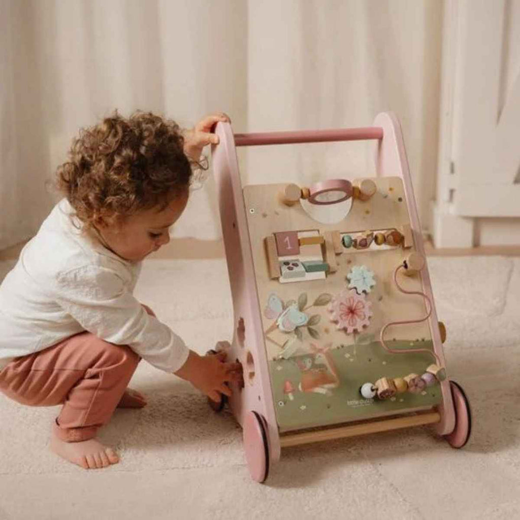 Little Dutch | Girl Using Baby Walker | ChocoLoons