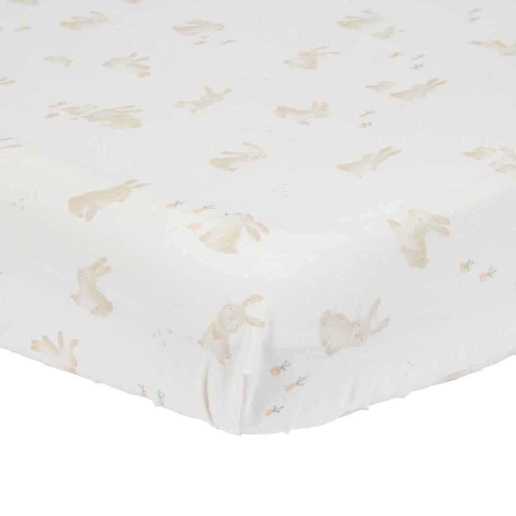 Little Dutch | Fitted Bassinet Sheet | Baby Bunny | ChocoLoons