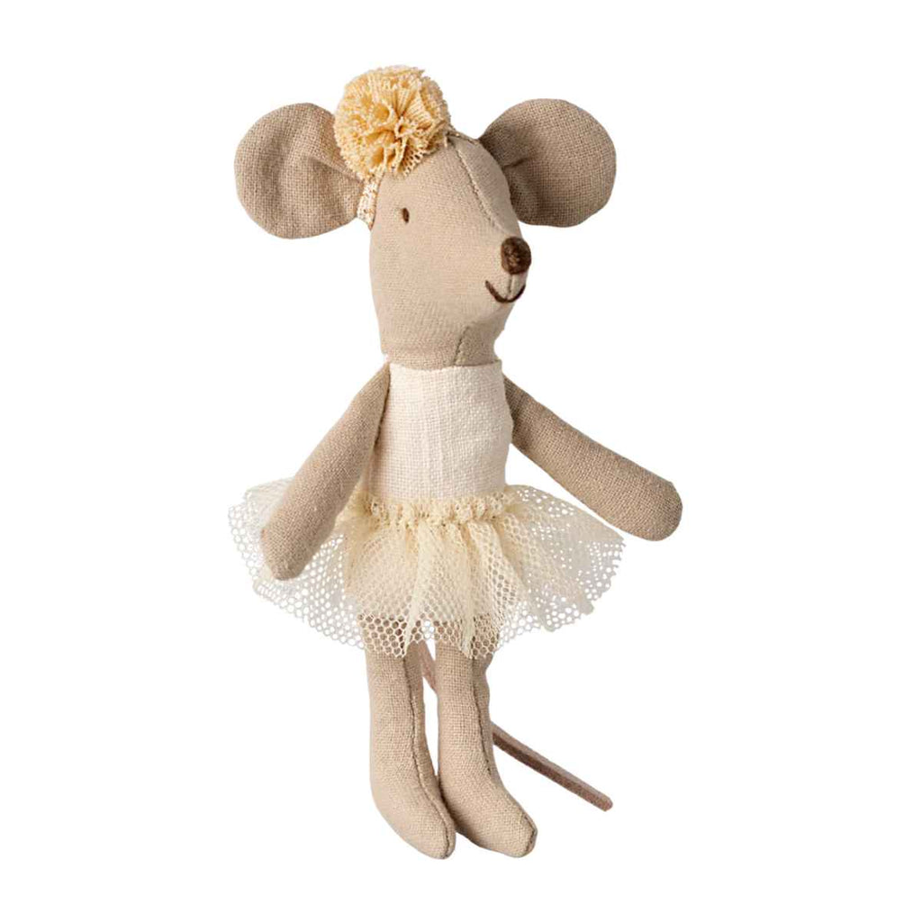 Maileg | Ballerina Little Sister Mouse | Off White | ChocoLoons