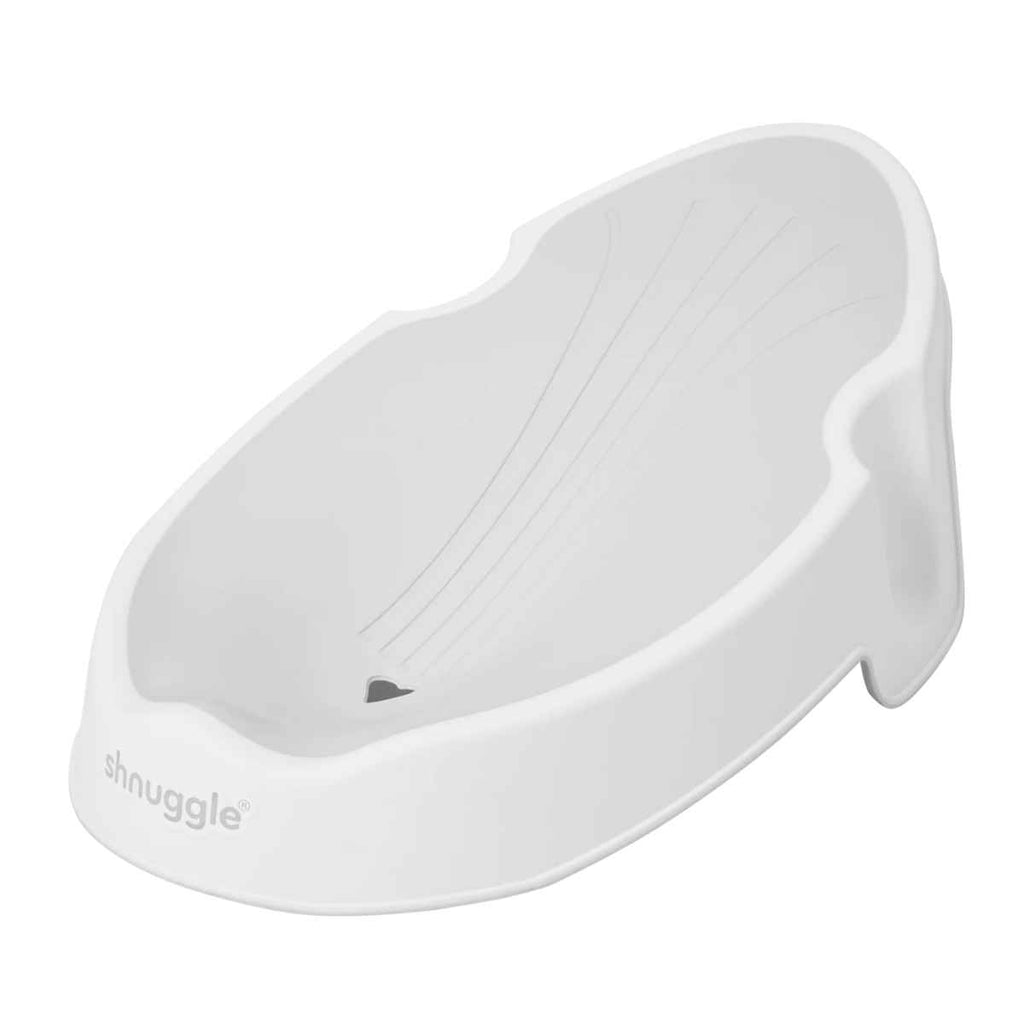 Shnuggle | Newborn Bath Support | White/Grey | ChocoLoons
