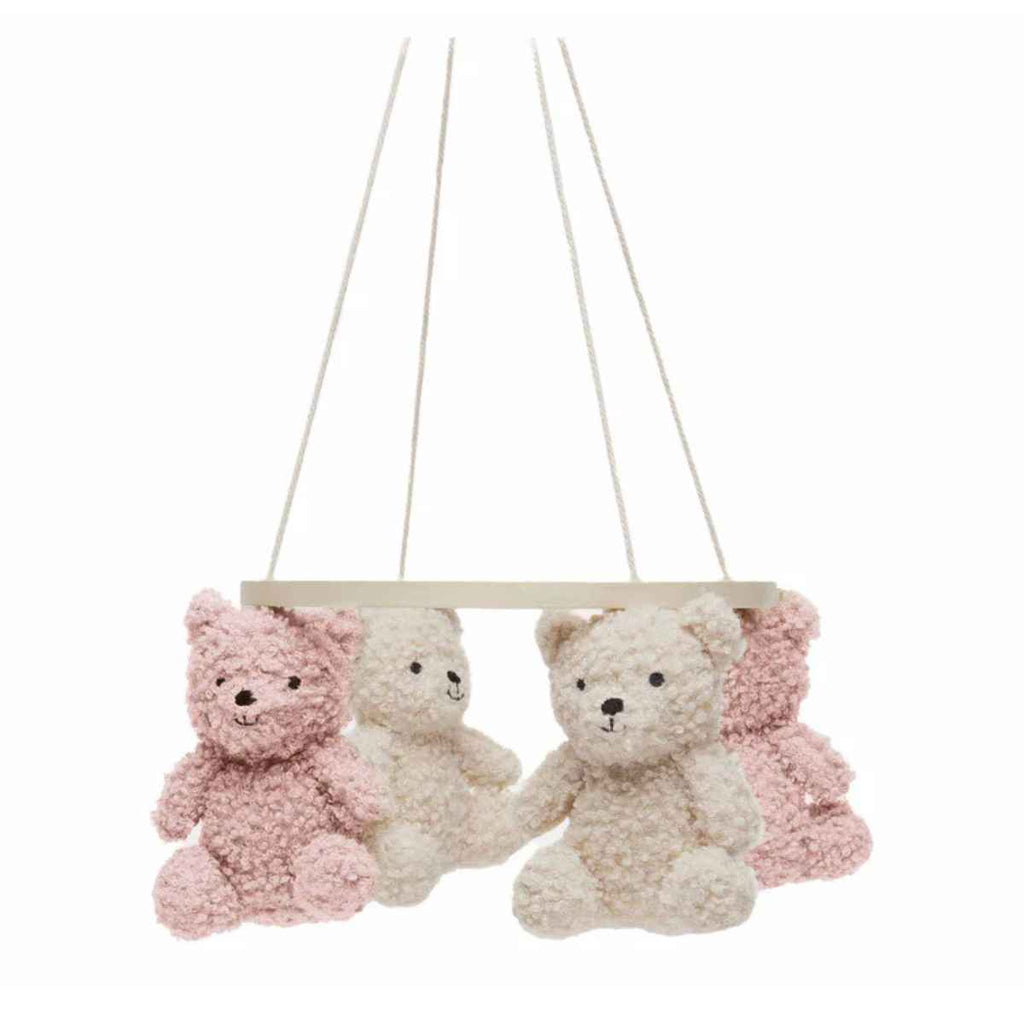 Jollein | Baby Mobile Teddy Bear | Wild Rose & Natural | ChocoLoons
