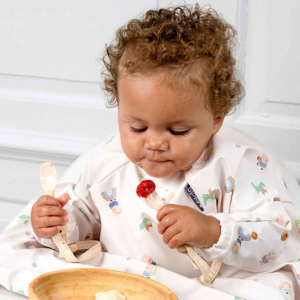 Bibado | Baby Using Handi Cutlery | Fawn | ChocoLoons