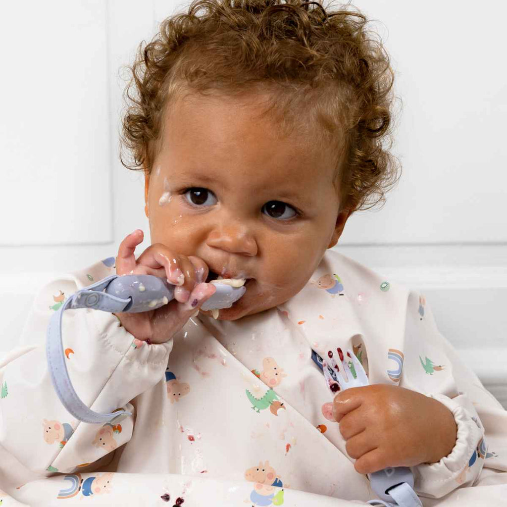 Bibado | Baby Using Handi Cutlery | Mist | ChocoLoons