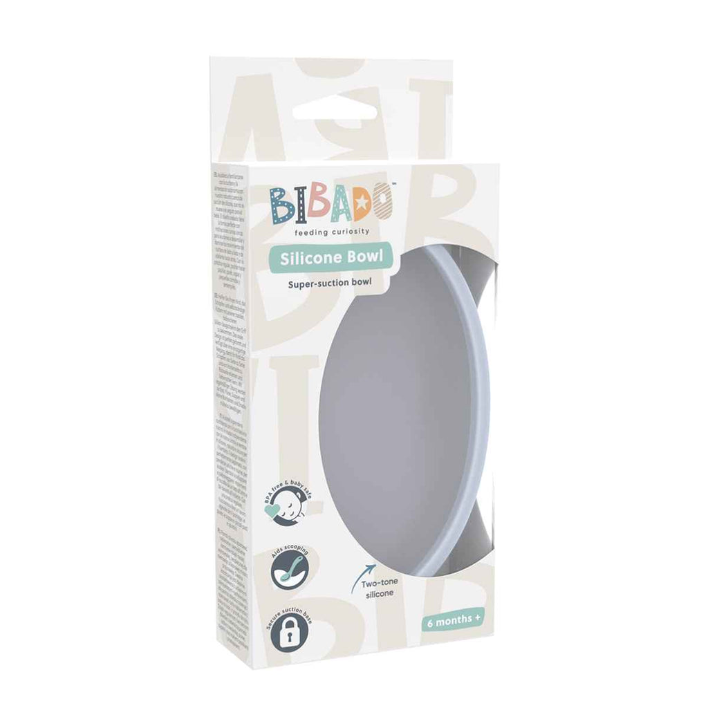 Bibado | Silicone Suction Bowl In Box | Mist | ChocoLoons