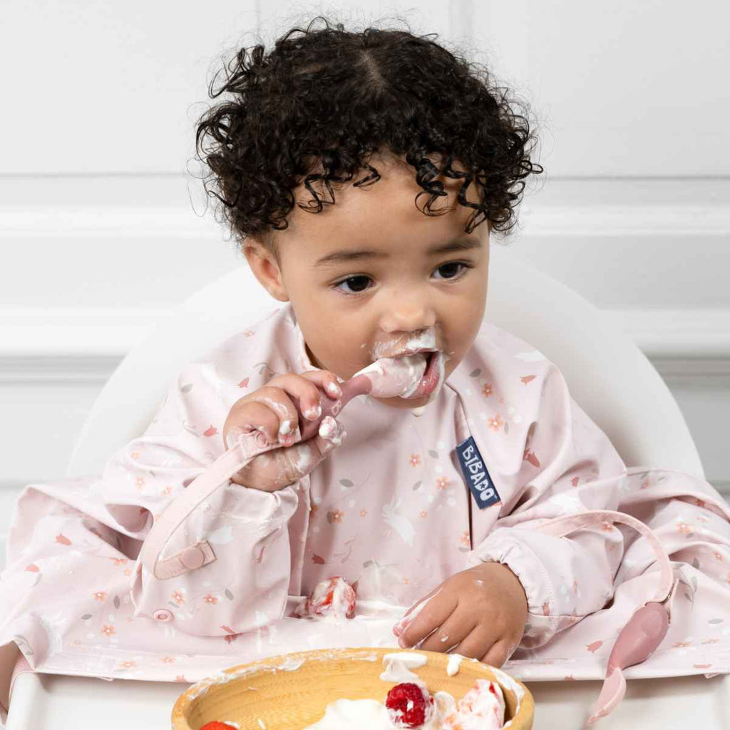 Bibado | Baby Eating With Handi Cutlery | Blush | ChocoLoons
