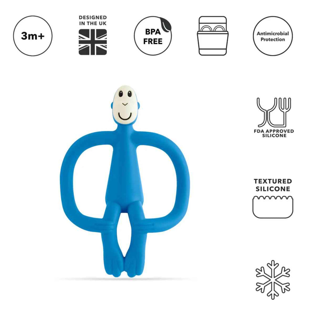 Matchstick Monkey | Blue Original Baby Teether | Information | ChocoLoons