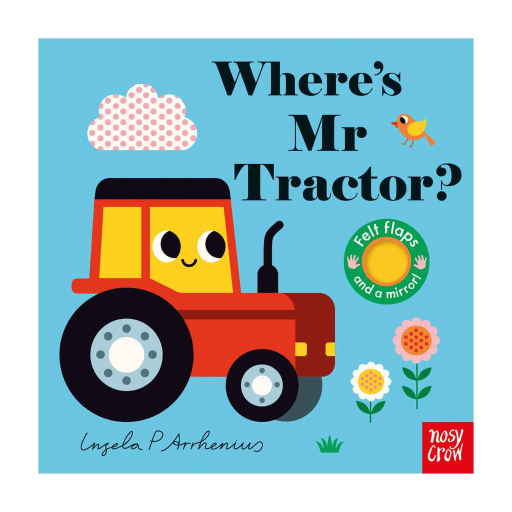 House Of Marbles | Where’s Mr Tractor? Felt Flaps Board Book | ChocoLoons