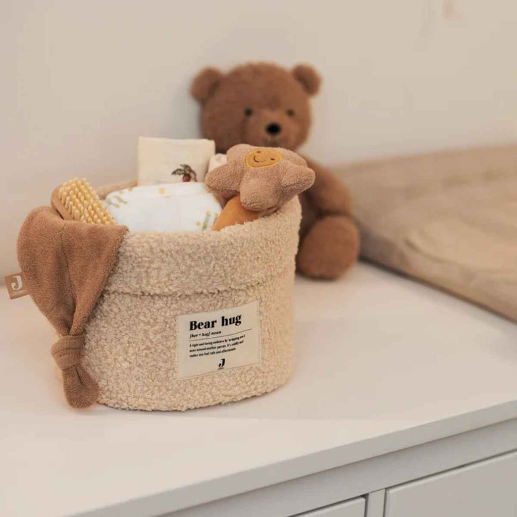 Jollein | Boucle Changing Table Basket | ChocoLoons