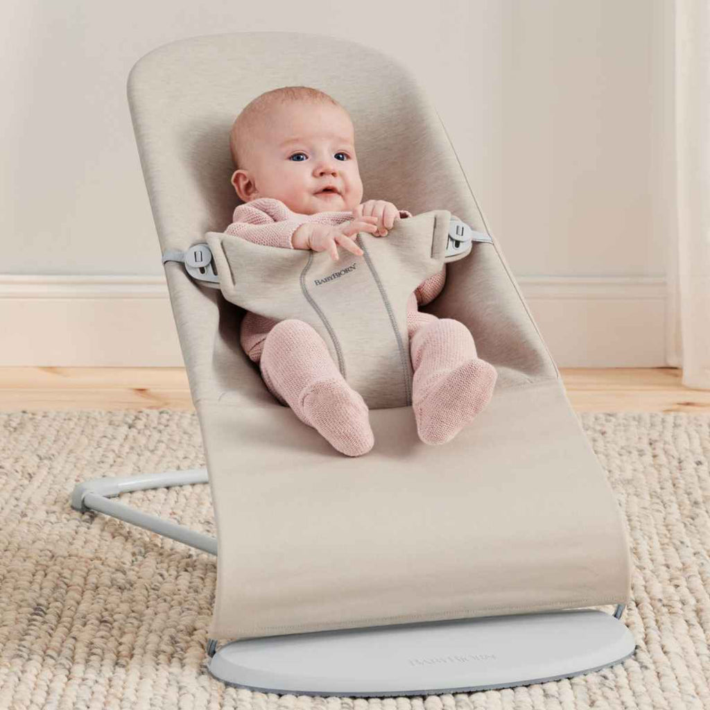 BabyBjörn | Baby In Bouncer Bliss | Light Beige | 3D Jersey | ChocoLoons