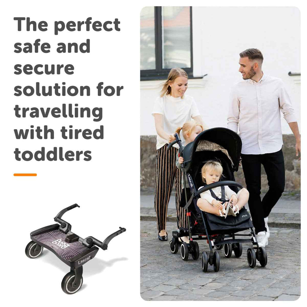 Lascal | BuggyBoard® Maxi | Black | ChocoLoons