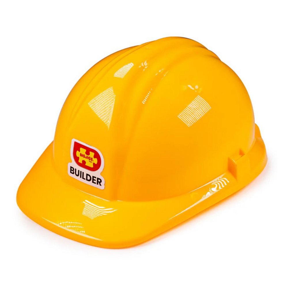 Bigjigs Toys | Yellow Builder's Helmet | ChocoLoons